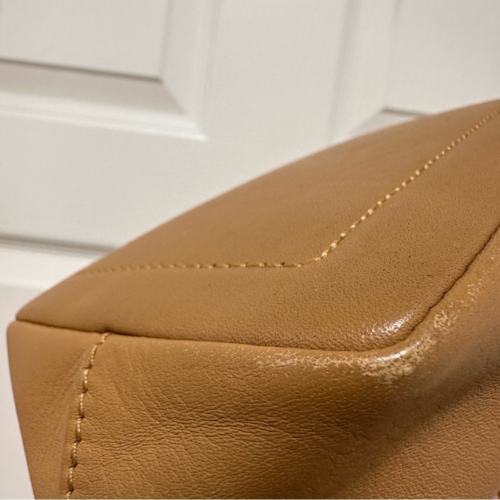 Coach Legacy West Mini Pouch Glove Leather Camel Shoulder Bag‎ Vintage Y2K - Picture 10 of 16